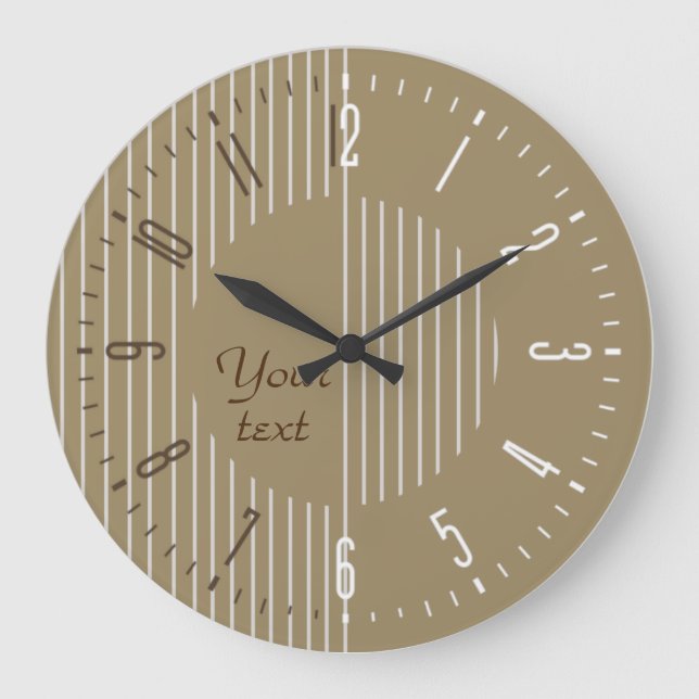Grande Horloge Ronde Entreprise simple (Recto)