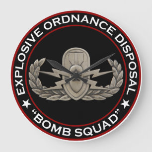 Grande Horloge Ronde EOD Senior Bomb Squad