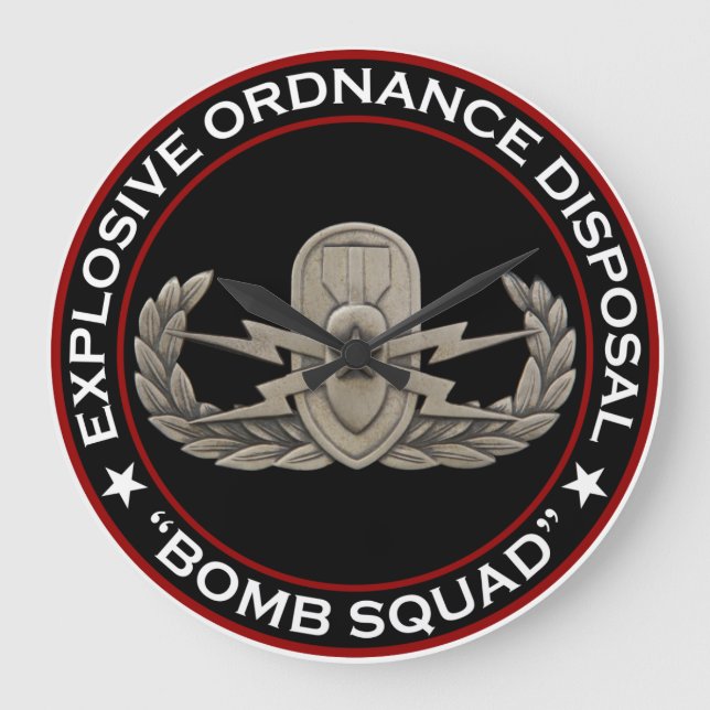 Grande Horloge Ronde EOD Senior Bomb Squad (Recto)