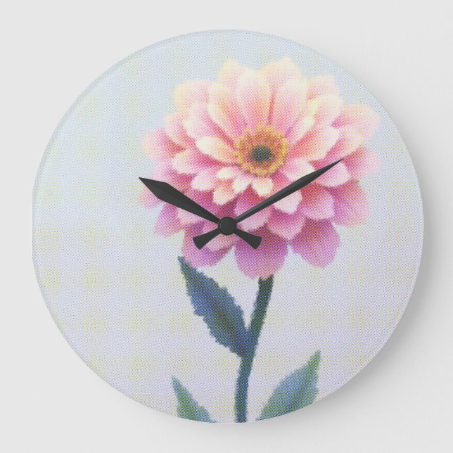 Grande Horloge Ronde Ephémère Pétal (Recto)