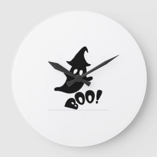 Grande Horloge Ronde épouvantail d'Halloween