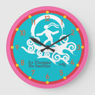 GRANDE HORLOGE RONDE ES TIEMPO DE SURFEAR, CALIFORNIA 1778 ESPAÑOL