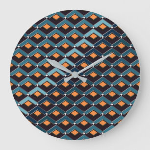 Grande Horloge Ronde Escaliers en Escaliers motif Altona