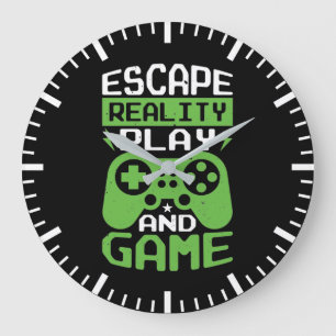 Grande Horloge Ronde Escape Reality and Game - Video Gamer, Jeu