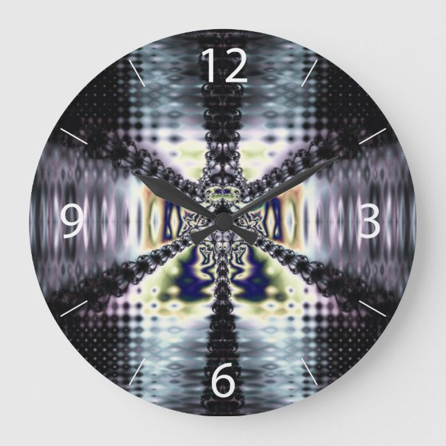 Grande Horloge Ronde Espace pourpre (Recto)