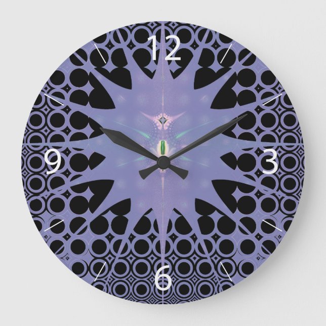 Grande Horloge Ronde Espace Violet (Recto)