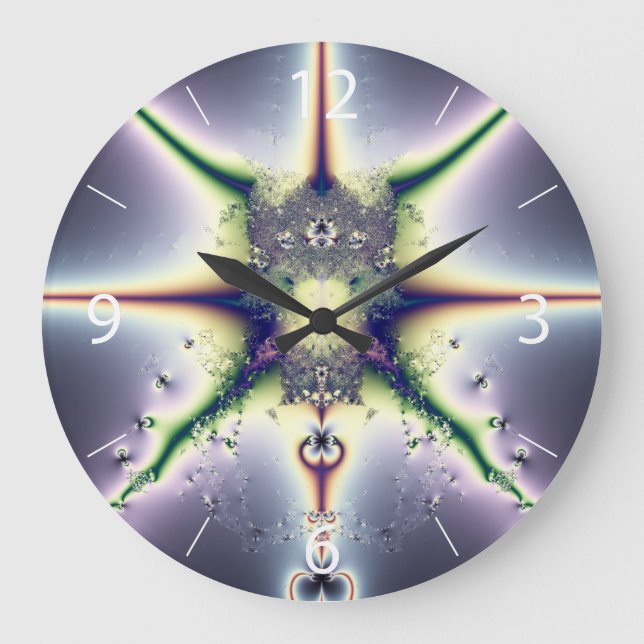 Grande Horloge Ronde Espace Violet (Recto)