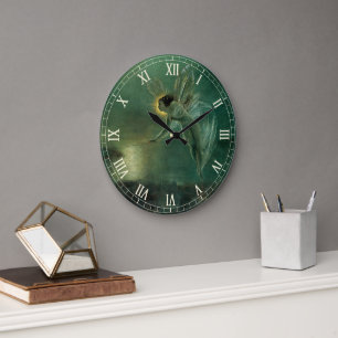Grande Horloge Ronde Esprit de la Nuit par Grimshaw, Fée Victorienne