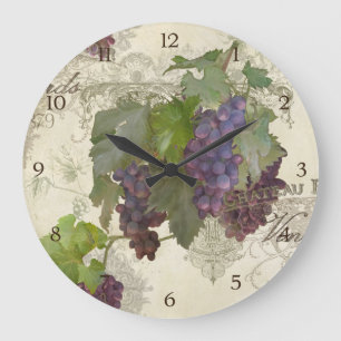 Grande Horloge Ronde Établissement vinicole rustique de vin de pinot