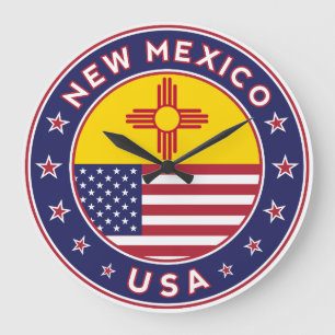 Grande Horloge Ronde État du Nouveau-Mexique