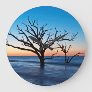 Grande Horloge Ronde États-Unis, Caroline du Sud, île d'Edisto, baie 