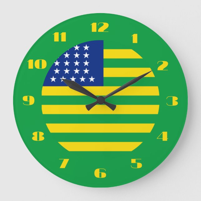 Grande Horloge Ronde États-Unis de Brazil clocks (Recto)