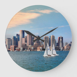Grande Horloge Ronde États-Unis, Massachusetts. Skyline du front de mer