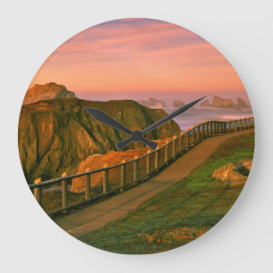 Grande Horloge Ronde États-Unis, Oregon, Bandon. Roches vues depuis le