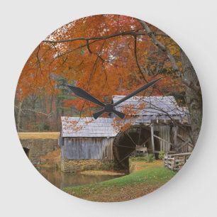Grande Horloge Ronde États-Unis, Virginie, Blue Ridge Parkway, Automne