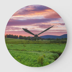 Grande Horloge Ronde États-Unis, Virginie-Occidentale, Davis. Paysage