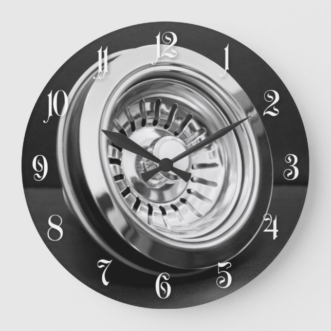 Grande Horloge Ronde Étenseur de panier (Recto)