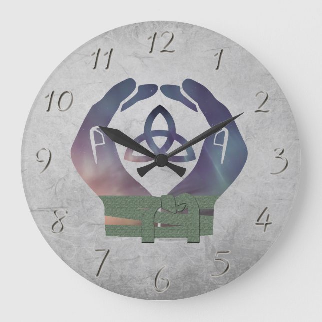 Grande Horloge Ronde Eternity Handfasting Clock (Recto)