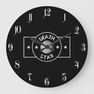 Grande Horloge Ronde Étoile de la mort