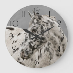 Grande Horloge Ronde Étonnante gélatine appaloosa