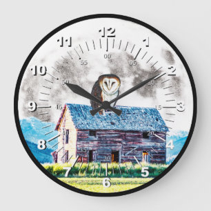 Grande Horloge Ronde Être jour et nuit