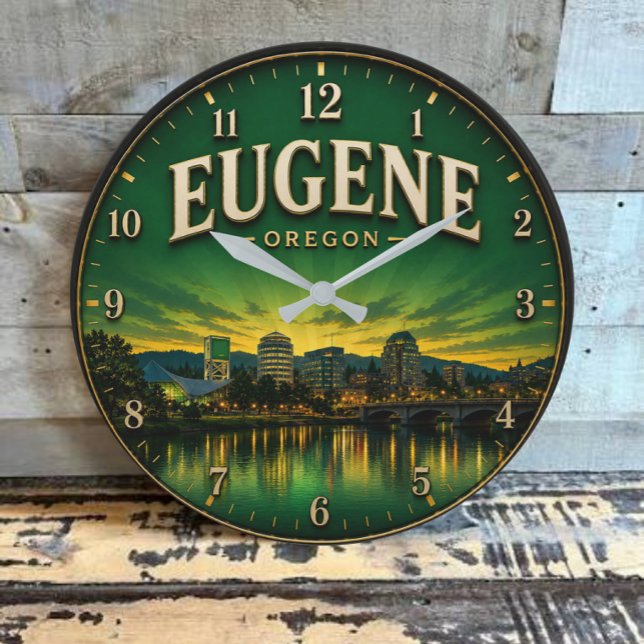 Grande Horloge Ronde Eugene Oregon (Créateur téléchargé)