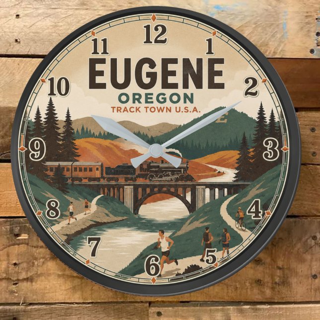 Grande Horloge Ronde Eugene Oregon (Créateur téléchargé)
