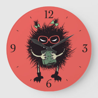 Grande Horloge Ronde Evil Character Gothic Book Lover