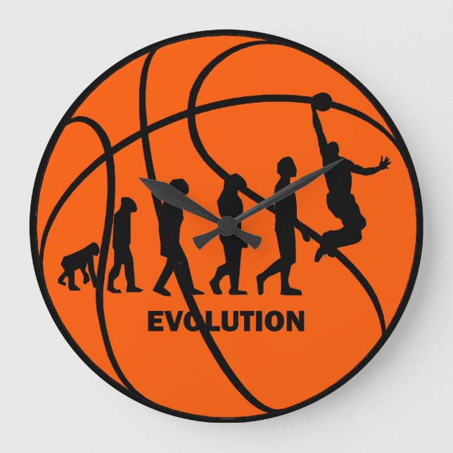 Grande Horloge Ronde evolution of basket-ball (Recto)
