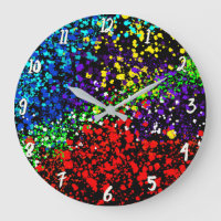 Explosion de couleur points de peinture colorés mo