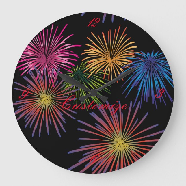 Grande Horloge Ronde Explosion de feux d'artifice Thunder_Cove (Recto)