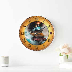 Grande Horloge Ronde Express D'Orient ~ Paris À Constantinople ~ * ~