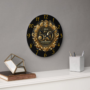 Grande Horloge Ronde Exquise Gold 50th Anniversary