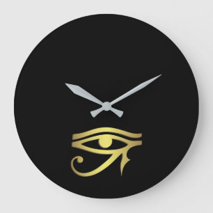 Grande Horloge Ronde Eye of horus Egyptian