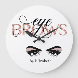 Grande Horloge Ronde Eyebrow Microblading Tinting Waxting Rose Gold Eye