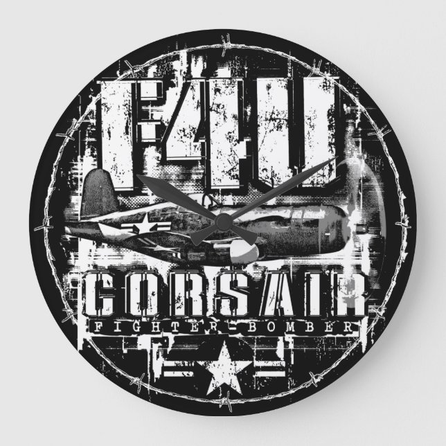 GRANDE HORLOGE RONDE F4U CORSAIR (Recto)