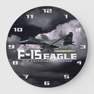 Grande Horloge Ronde F-15 Eagle