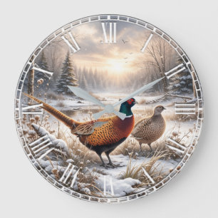 Grande Horloge Ronde Faisan