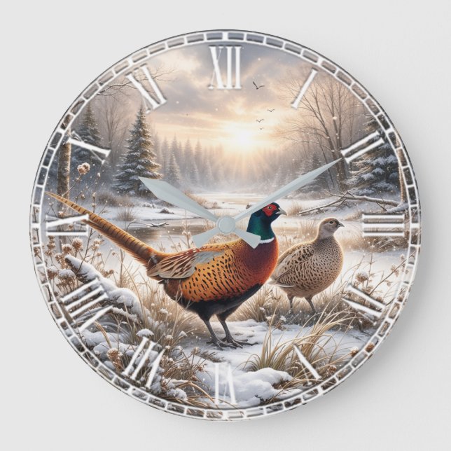 Grande Horloge Ronde Faisan  (Recto)