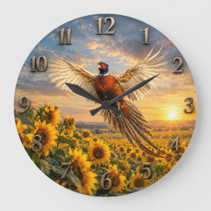 Grande Horloge Ronde Faisan