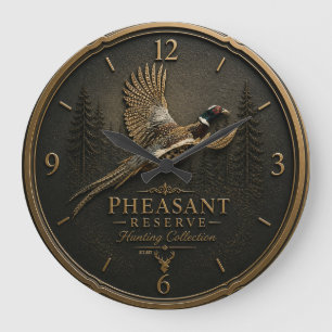 Grande Horloge Ronde Faisan