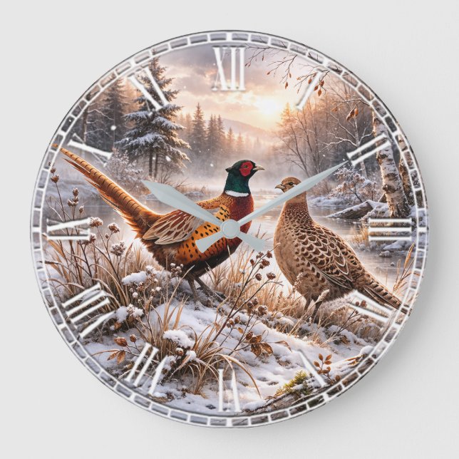 Grande Horloge Ronde Faisan  (Recto)