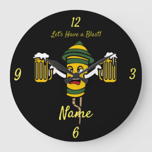 Grande Horloge Ronde Faisons une explosion Thunder-Cove 