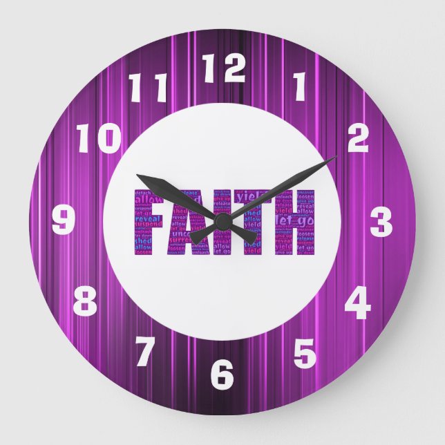 Grande Horloge Ronde Faith clock (Recto)