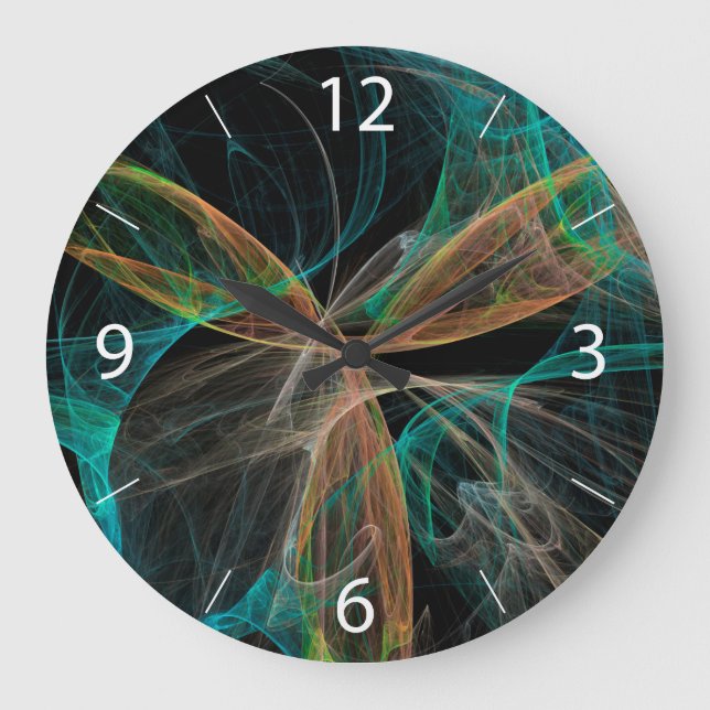 Grande Horloge Ronde Fantaisie spatiale (Recto)