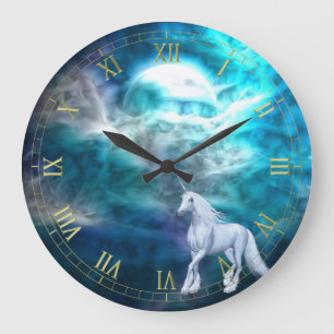Grande Horloge Ronde Fantasy Sky