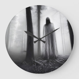 Grande Horloge Ronde Fantôme éffrayant