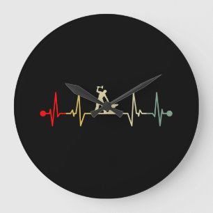 Grande Horloge Ronde Farrier Heartbeat Design Vintage
