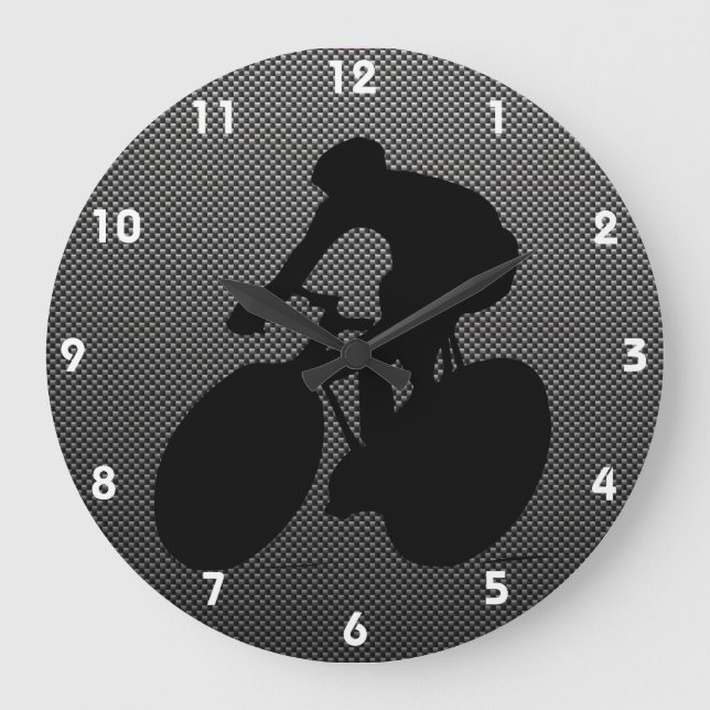 Grande Horloge Ronde Faux carbon fiber cycling (Recto)