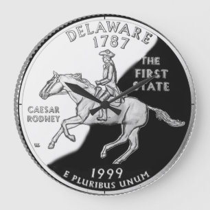 Grande Horloge Ronde Faux Delaware